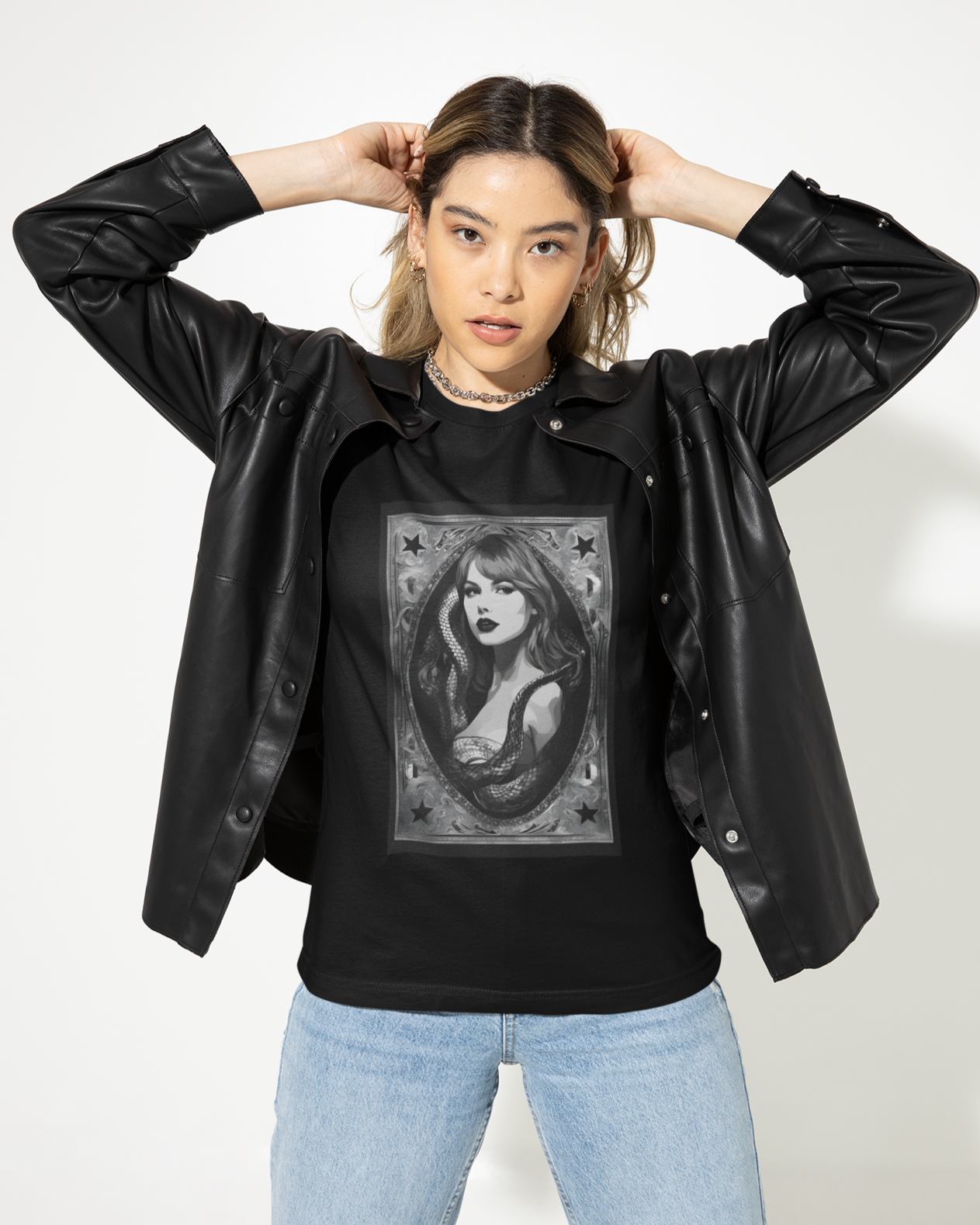 Taylor Swift Portrait Oversized T-shirt